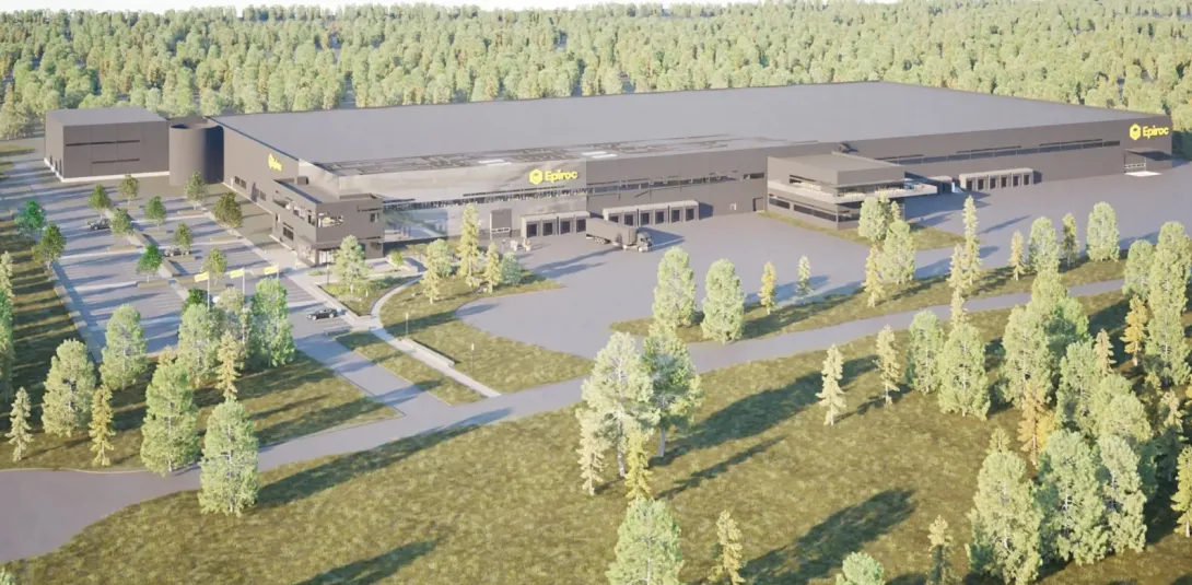 Epiroc breaks ground on new global distribution centre in Sweden ​​​​​​​